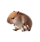 カピバラ お金がない（個別スタンプ：21）