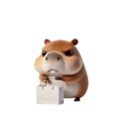 カピバラ お金がない（個別スタンプ：23）
