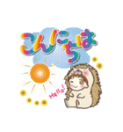 どうぶつ着ぐるみちゃん 日常スタンプ（個別スタンプ：3）