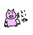 毎日使える飛ぶブタ（個別スタンプ：19）