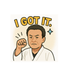 空手の達人 キャッスルさん（個別スタンプ：5）