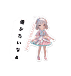 可愛いPastel villageアクキー風スタンプ（個別スタンプ：9）