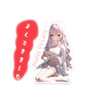 可愛いPastel villageアクキー風スタンプ（個別スタンプ：16）