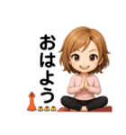 ヨガ☾*日常会話（個別スタンプ：1）