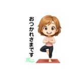 ヨガ☾*日常会話（個別スタンプ：5）