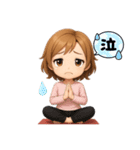 ヨガ☾*日常会話（個別スタンプ：9）