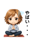 ヨガ☾*日常会話（個別スタンプ：10）