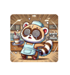 たぬきのPon吉〜カフェ店員〜（個別スタンプ：34）