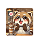 たぬきのPon吉〜カフェ店員〜（個別スタンプ：38）
