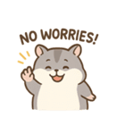 ぽてぽてハムスターの日常（個別スタンプ：10）