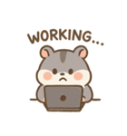 ぽてぽてハムスターの日常（個別スタンプ：34）