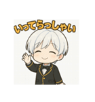 チビくんのゆるトーク（個別スタンプ：8）