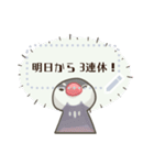 文鳥もどきがいっぱい 【メッセージ】（個別スタンプ：19）