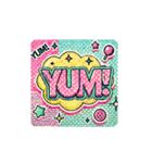 ポップで可愛い英語スタンプ（個別スタンプ：7）