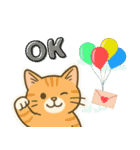 ほのぼの猫の日常（個別スタンプ：13）