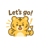 いろんな顔のトラ（英語ver.）（個別スタンプ：11）