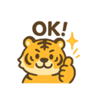 いろんな顔のトラ（英語ver.）（個別スタンプ：14）