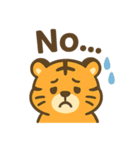 いろんな顔のトラ（英語ver.）（個別スタンプ：18）