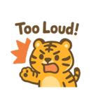 いろんな顔のトラ（英語ver.）（個別スタンプ：25）