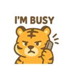いろんな顔のトラ（英語ver.）（個別スタンプ：30）