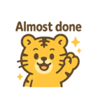 いろんな顔のトラ（英語ver.）（個別スタンプ：33）