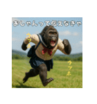 エッホウッホ！ギャルゴリラって伝えなきゃ（個別スタンプ：18）