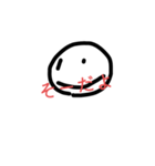 手描きの顔 スタンプ2（個別スタンプ：12）