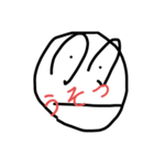 手描きの顔 スタンプ2（個別スタンプ：15）