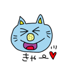 えりた☆カラフルねこ3（個別スタンプ：3）