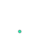 グリーングリーンアルファベット（個別スタンプ：32）