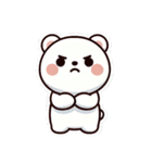小白熊のいい気分（個別スタンプ：6）