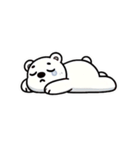 小白熊のいい気分（個別スタンプ：14）
