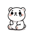小白熊のいい気分（個別スタンプ：24）
