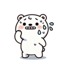 小白熊のいい気分（個別スタンプ：28）