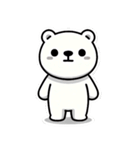 小白熊のいい気分（個別スタンプ：33）