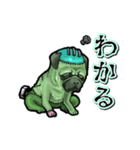 アンデッド動く⚰️フラン犬（個別スタンプ：8）