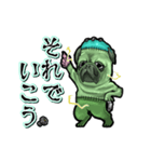 アンデッド動く⚰️フラン犬（個別スタンプ：12）