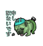 アンデッド動く⚰️フラン犬（個別スタンプ：15）