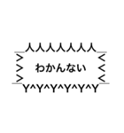 トゲ吹き出しスタンプ（個別スタンプ：33）