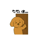 やる気のないプードルの日常スタンプ（個別スタンプ：7）