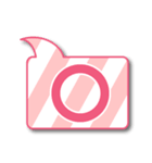 （デカ文字）数字記号の吹き出しスタンプ（個別スタンプ：14）