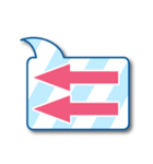（デカ文字）数字記号の吹き出しスタンプ（個別スタンプ：22）