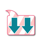 （デカ文字）数字記号の吹き出しスタンプ（個別スタンプ：23）