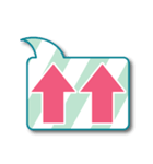 （デカ文字）数字記号の吹き出しスタンプ（個別スタンプ：24）