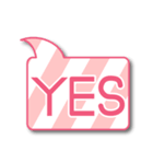 （デカ文字）数字記号の吹き出しスタンプ（個別スタンプ：27）