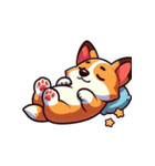 シュールでかわいいコーギーのスタンプ（個別スタンプ：27）
