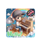 #practice everyday（個別スタンプ：11）