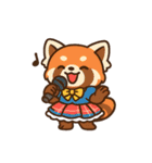 パンダとレッサーパンダの仲良しスタンプ（個別スタンプ：21）