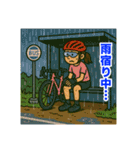 ロードバイクツーリング女子スタンプ（個別スタンプ：6）