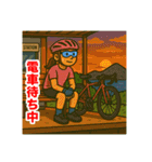 ロードバイクツーリング女子スタンプ（個別スタンプ：22）